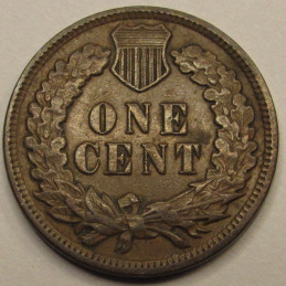 1909 Indian Head Cent - final year of issue better condition American penny