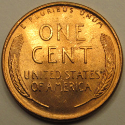 1956 D Lincoln Wheat Cent - vintage Denver mintmark uncirculated penny