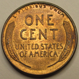 1940 Lincoln Wheat Cent - uncirculated vintage American wheat penny