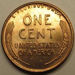 1958 Lincoln Wheat Cent - uncirculated final year of issue American wheat penny