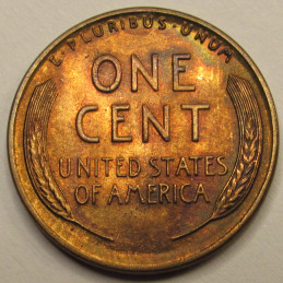 1942 Lincoln Wheat Cent - uncirculated WW2 era American wheat penny