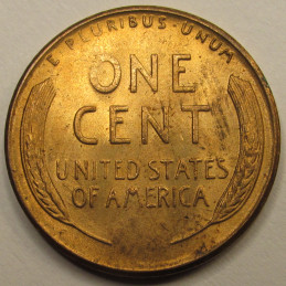 1953 S Lincoln Wheat Cent - vintage San Francisco mintmark American penny