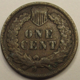 1894 Indian Head Cent - lower mintage American Indian penny coin