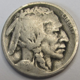 1924 D Buffalo Nickel - antique better date Denver mintmark American coin