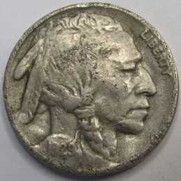 1929 Buffalo Nickel - antique detailed American Indian coin