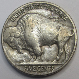 1934 Buffalo Nickel - antique better condition bison coin