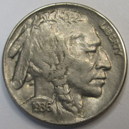 1936 Buffalo Nickel - antique beautiful condition five cent coin