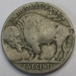 1915 Buffalo Nickel - antique old American Indian coin