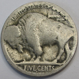 1920 S Buffalo Nickel - antique San Francisco mintmark American Indian coin