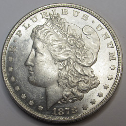 1878 Morgan Dollar - 8 Tail Feathers - antique uncirculated first year of issue coin