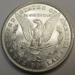 1878 Morgan Dollar - 8 Tail Feathers - antique uncirculated first year of issue coin