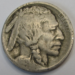 1913 Buffalo Nickel - Type 2 - antique first year of issue American Bison coin