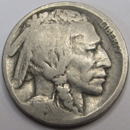 1916 S Buffalo Nickel - antique San Francisco mintmark American Indian design