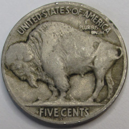 1918 S Buffalo Nickel - better grade and date American Indian coin