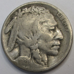 1926 S Buffalo Nickel - better date low mintage San Francisco mintmark coin