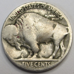 1918 S Buffalo Nickel - antique better date San Francisco mintmark five cent coin