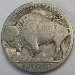 1921 S Buffalo Nickel - antique better date San Francisco mintmark nickel coin