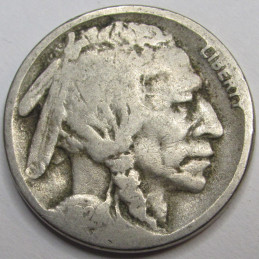 1924 S Buffalo Nickel - lower mintage antique San Francisco mintmark coin