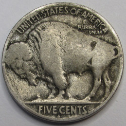 1926 S Buffalo Nickel - semi-key date American Indian five cent coin