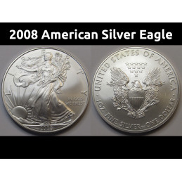 2008 American Silver Eagle - pure silver coin