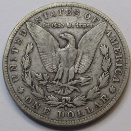 1901 S Morgan Dollar - antique better date San Francisco mintmark silver dollar