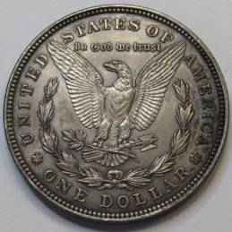 1921 Morgan Dollar - antique final year of issue American silver dollar