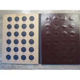 Treat Folder for Jefferson Nickels - 1966-1982 - vintage coin folder