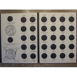 Littleton coin folder for State Quarters - 1999-2008