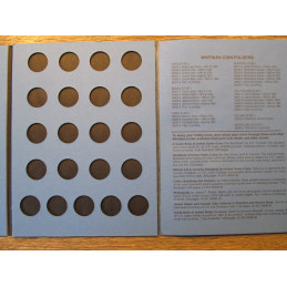 Whitman coin folder for Jefferson Nickels - 1996- vintage coin supply