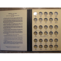 Library of Coins album for Flying Eagle and Indian Cents - vintage coin supply