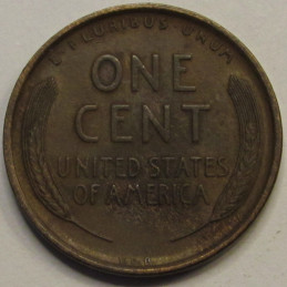 1909 VDB Lincoln Wheat Cent - historic antique first year of issue American penny