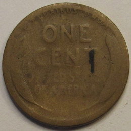 1909 S Lincoln Wheat Cent - historic low mintage American wheat penny