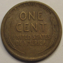 1911 S Lincoln Wheat Cent - semi-key date San Francisco mintmark penny