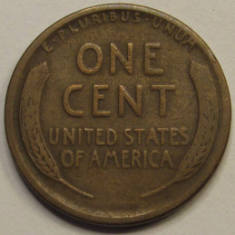 1912 S Lincoln Wheat Cent - antique San Francisco mintmark wheat penny