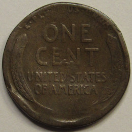 1924 D Lincoln Wheat Cent - antique semi-key date American wheat penny