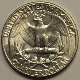 1960 Washington Quarter - beautiful American vintage silver quarter