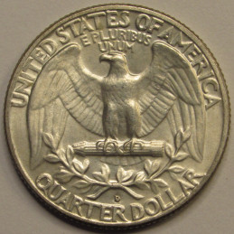 1963 D Washington Quarter - antique 