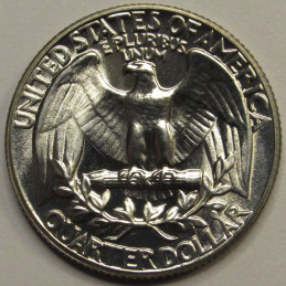 1964 Washington Quarter -  Proof vintage silver quarter