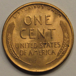 1949 S Lincoln Wheat Cent - vintage San Francisco mintmark uncirculated penny