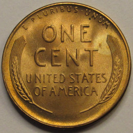 1948 S Lincoln Wheat Cent - vintage San Francisco mintmark American wheat penny