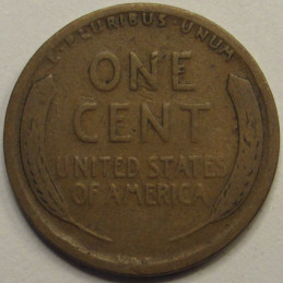 1909 VDB Lincoln Wheat Cent - antique first year of issue famous VDB penny