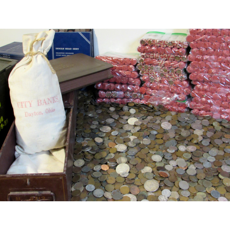 bag of silver coins for sale