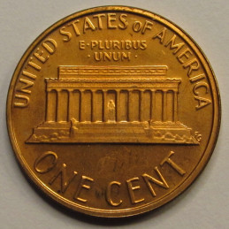 1980 S Lincoln Memorial Cent - vintage American proof penny