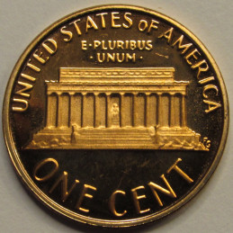 1982 S Lincoln Memorial Cent - vintage proof American penny