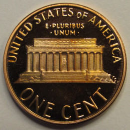 1983 S Lincoln Memorial Cent - proof - vintage American proof penny