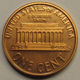 1988 S Lincoln Memorial Cent - vintage San Francisco mintmark proof coin