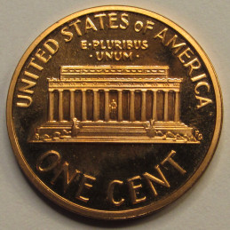 2000 S Lincoln Memorial Cent - American vintage proof penny