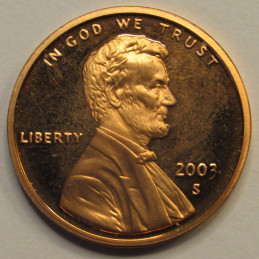 2003 S Lincoln Memorial Cent - American vintage proof penny