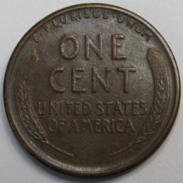 1925 S Lincoln Wheat Cent - antique higher grade San Francisco mintmark wheat penny