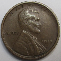 1916 D Lincoln Wheat Cent - high grade Denver mintmark American wheat penny